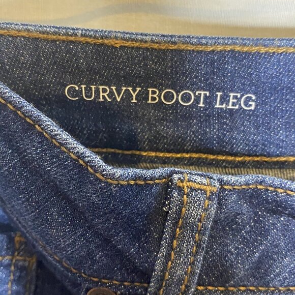 Style & Co Mid Rise Boot Jeans 4 Bootcut Curvy Boot Leg Distressed - Picture 6 of 6